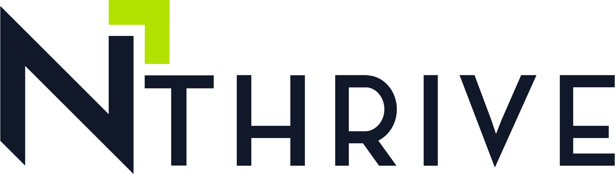 Nthrive Technologies Logo Blue